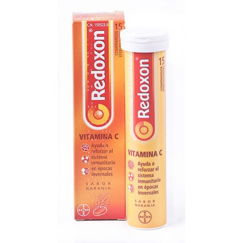 REDOXON VIT.C NARANJA 15COMP EFERVESCENT