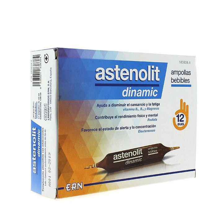 ASTENOLIT DINAMIC 12 AMPOLLAS BEBIBLES